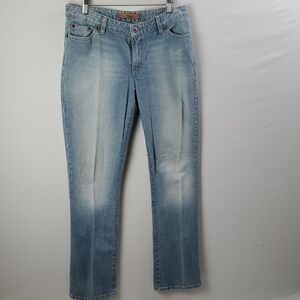 FRX Clothing Classic Light Blue Women's Jeans Sz 32 Straight Legs Cabincore Boho